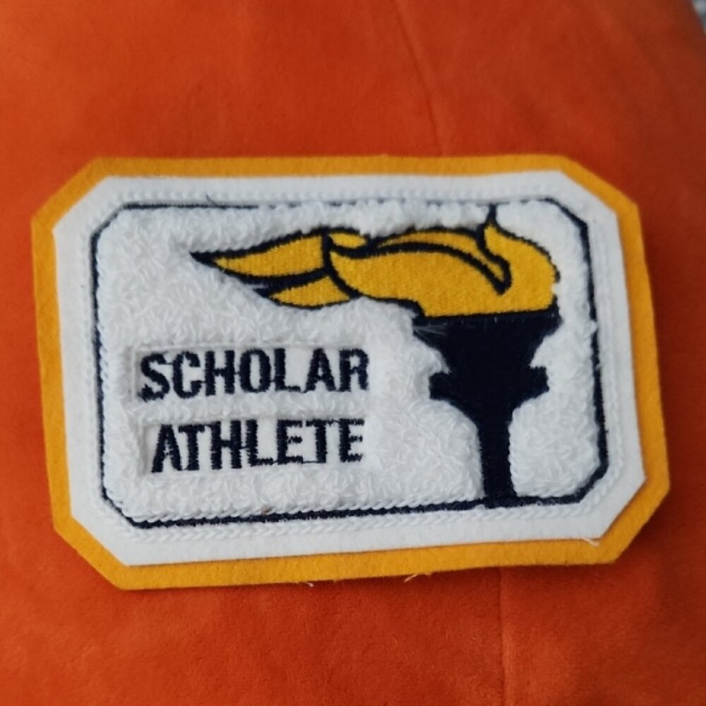 Orange Scholar Athlete Patch